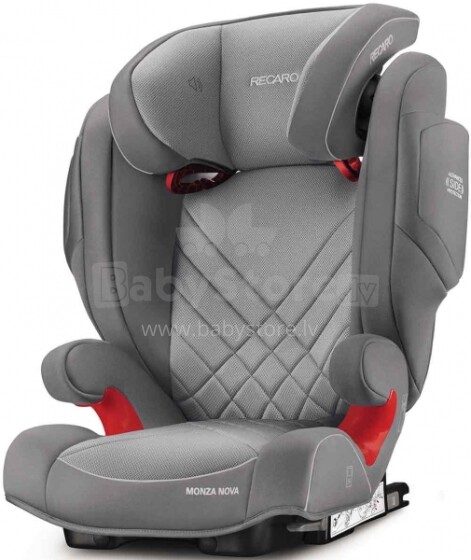Recaro'18 Monza Nova 2 Seatfix Sound Sistem Col.Aluminium Grey autorkēsls 15-36kg