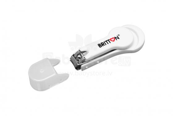 Britton Baby Nail Clipper Art.B1813  Безопасные щипчики с эргономической рукой