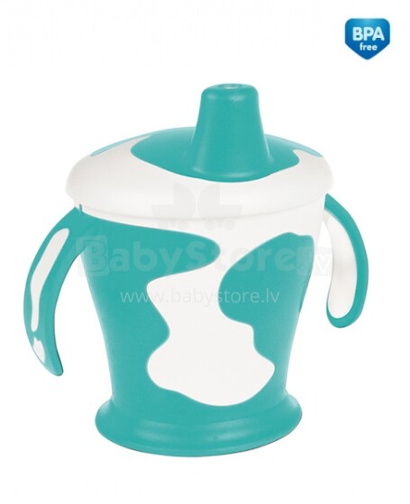 Canpol Babies 31/404 Non Spill учебная кружечка непроливайка с колпачком и присоской 250 ml.
