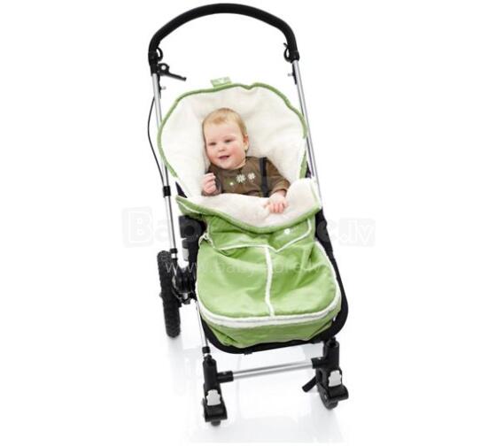 WallaBoo Art.0306.005 Footmuff 6-36 mēn. Lima Green Замша сумка ногу с плюшевой внутри