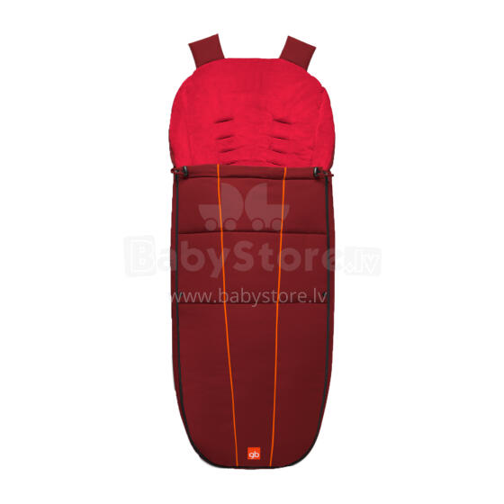 GoodBaby Footmuffs Maris Col.Dragonfire Red Bērnu siltais guļammaiss ratiem