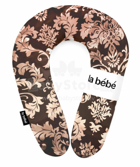 La Bebe™ Snug Cotton Nursing Maternity Art.85911 Eastern Gold Pillow with buckwheat filling 20*70cm