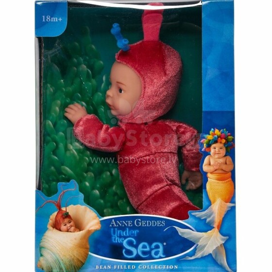 Anne Geddes 5779161 lėlė - kūdikių krevetės (20 cm)