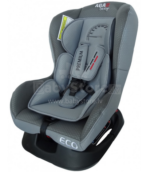 Aga Design Premium N303 Gray Bērnu autosēdeklis (0 - 18 kg)