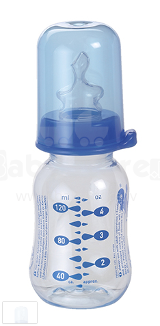 Nip Trendy Art.14350 butelis su lateksiniu čiulptuku arbatai (treniruotėms) su rankenomis125ml