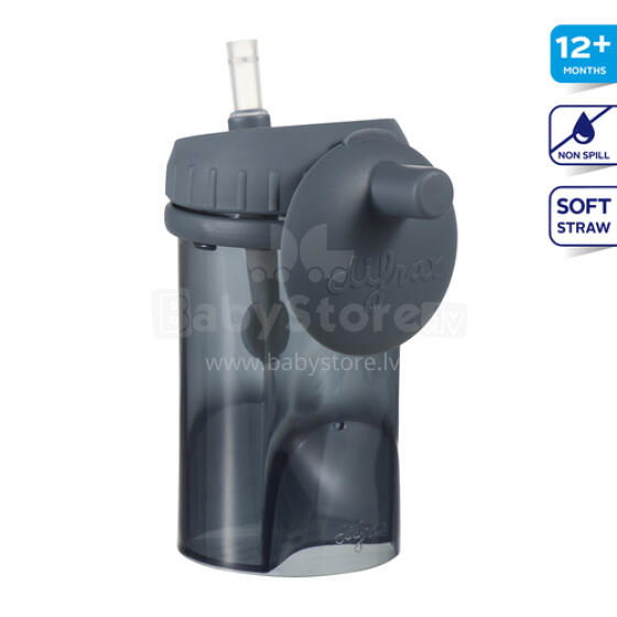 Difrax Black Кружечка с соломкой 250ml