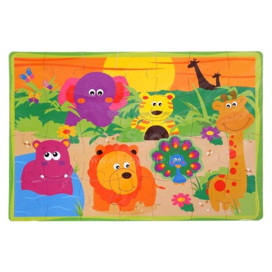 Умка Baby Puzzle Art.89320 Развивающий коврик-пазл Зоопарк