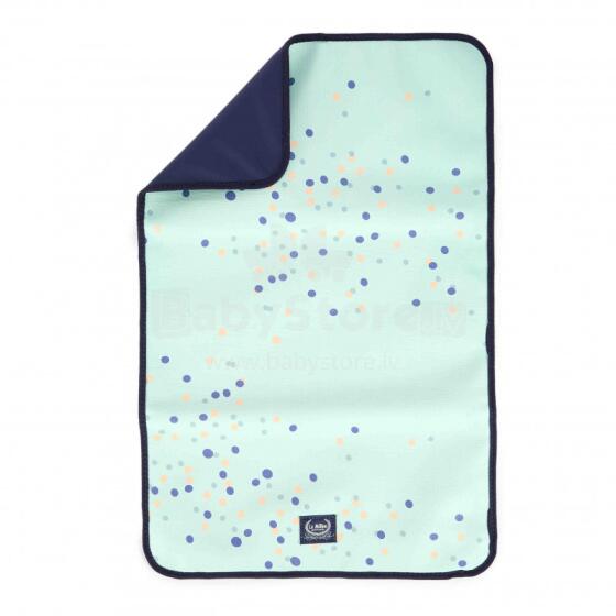 La Millou By Katarzyna Zielinska Art. 84603 Changing Mat Confetti Mint Ūdensizturīgs mīksts matracis autiņu mainīšanai