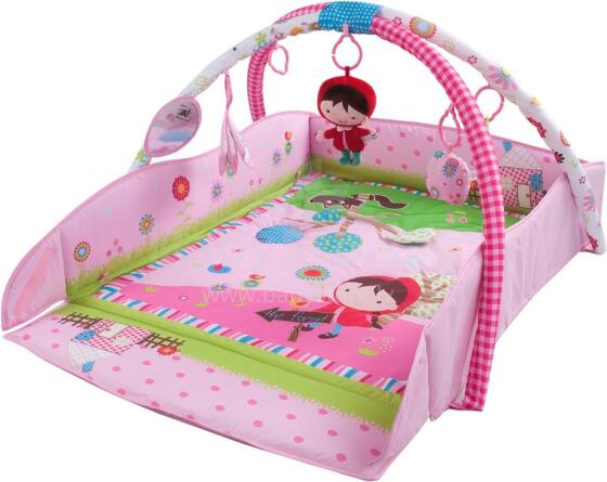 SunBaby B05.022.1.1 RED HOOD  Развивающий, игровой коврик с игрушками и зеркальцем
