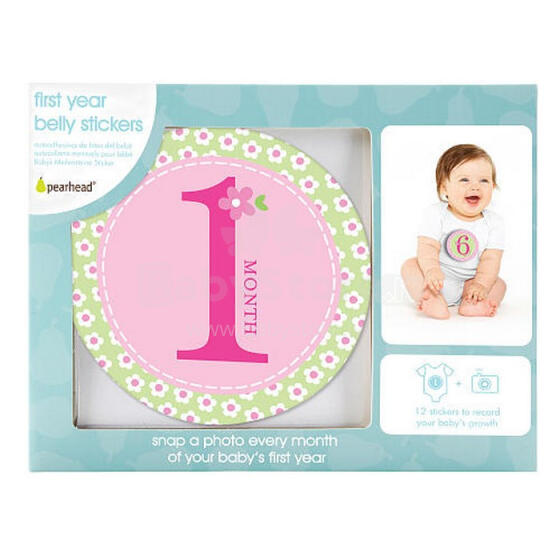 Pearhead Baby Milestone Stickers  Art.60031