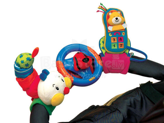 K's Kids Stoller Trio Art.KA10444 Auto Strūre grabulis