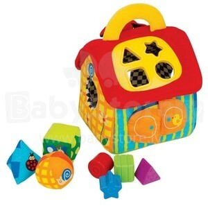 „K's Kids Patrick Shape Sorter House“ prekės kodas KA10460 „Toy Soft“ rūšiuojamas žaislas