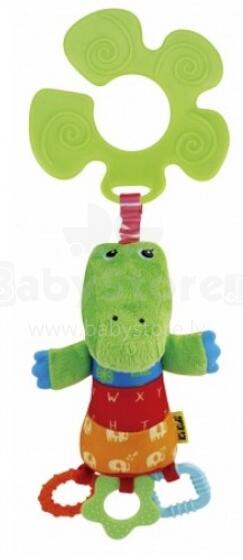 K's Kids Funky Stroller Pals - CrocoBloco Art.KA10619 Расвивающая погремушка Крокодил