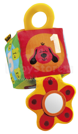 K's Kids Baby´s First Cube Art.KA10636 Čaukstoša rotaļlieta ar skaņu Kubs