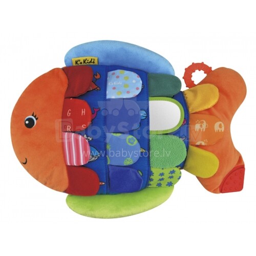 K's Kids Flippo Fish Art.KA10653 Мягкая развивающая игрушка Рыбка Флиппо