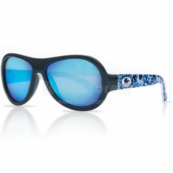Shadez Designer Helocopter Camo Blue Junior Art.SHZ42 Bērnu saulesbrilles, 3-7 gadi