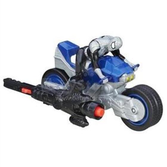 Hasbro Art.B5759 Spider Man Blast-n-Go Фигурка Человека -Паука на мотоцикле c  бластером