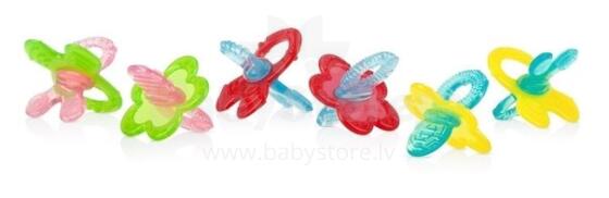 Nuby Art.642 Teether Силиконовый массажер, Соска-прорезыватель во время прорезывания зубов, (1 шт. )