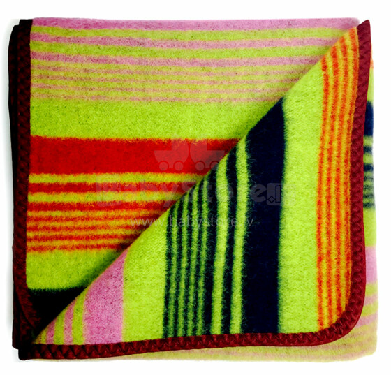 Natural Merino wool baby quilt Art.5712 100x140cm