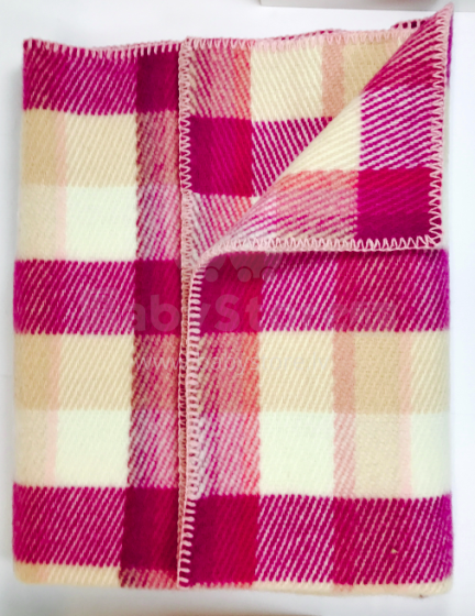 Antklodė 1795 str. Vaikiškos natūralios vilnos antklodė (antklodė) / pledas 100x140cm