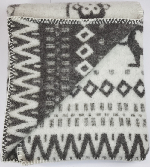Natural Merino Art.2806 wool baby quilt 130x90cm