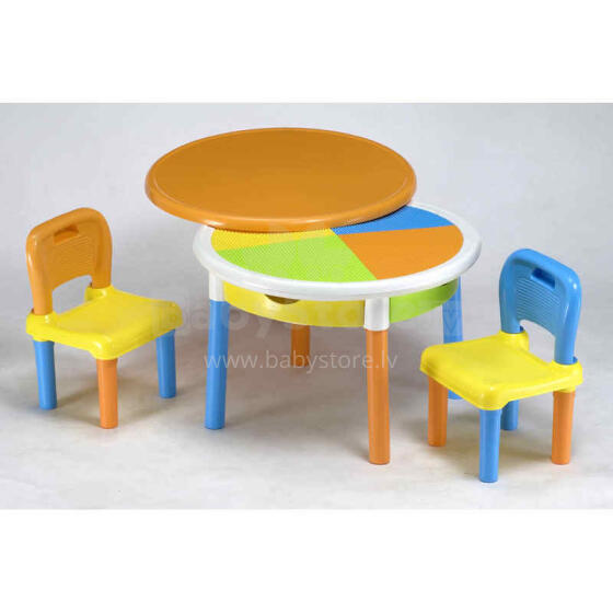 Tega Baby Building Set Art.692 Color Bērnu komplekts, galds+ 2 krēsli