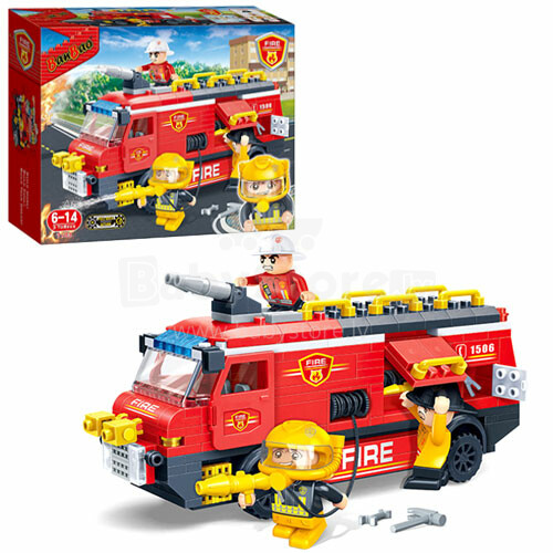 Banbao Fire Art.7103  Конструктор пожарная машина,288 дет.