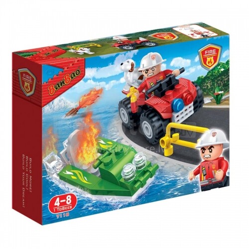 „Banbao Fire Art.7118 Constructor“ gaisrinė mašina, 58 vnt