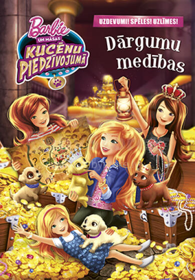 Egmont Art.219-0 Dārgumu medības. Uzdevumi! Spēles! Uzlīmes! Barbie un Māsas kucēnu piedzīvojumā. (lat.val.)