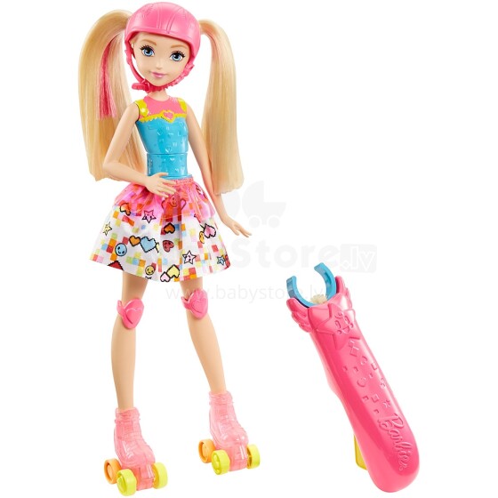 „Mattel Barbie“ vaizdo žaidimų herojus. DTW17 lėlė Barbė