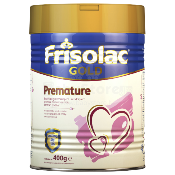 Friso Premature piena maisījums priekšlaicīgi dzimušiem bērniem, 400 g