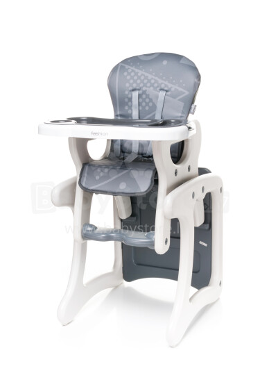 4Baby'18 Fashion Col.Grey   Barošanas Krēsliņš+galdiņš Transformeris