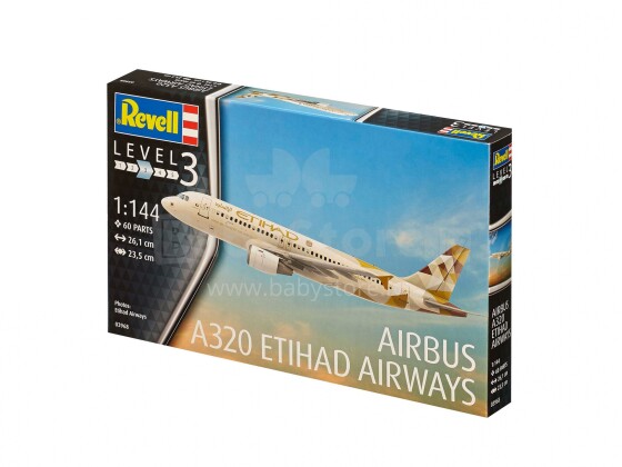 „Revell 03968R Airbus A320 ETIHAD AIRWAYS 1: 144“