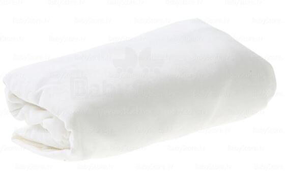 Doux Nid Jersey Blanc Art.1900286 Kokvilnas palags ar gumiju 70x140 cm
