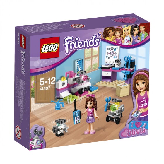 41307 „LEGO® Friends Olivia“ kūrybinė laboratorija, 5–12 metų NAUJIENA 2017!