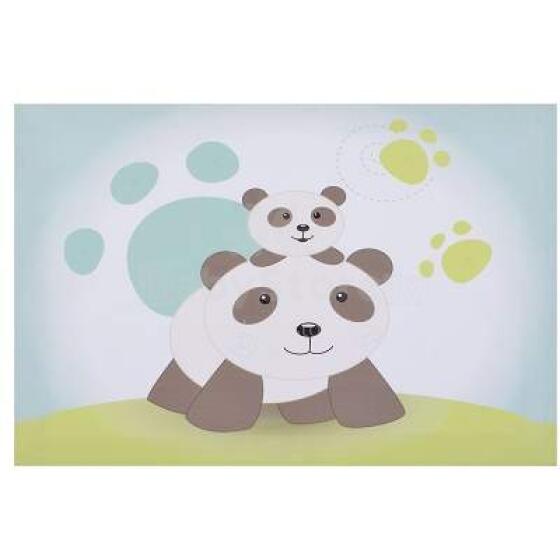 Doux Nid Toile Lumineuse PandiPanda Art.1100447 Детский настенный LED светильник-картина 30x40cм
