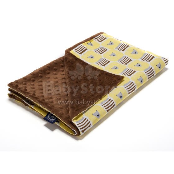 La Millou Art.86586 Lion Lion - Caramel Высококачественное детское двустороннее легкое одеяло (110x140 см)