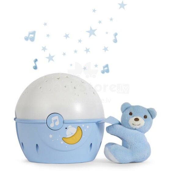 Chicco Next2 Stars Art.07647.20  Музыкальная игрушка-проектор Медвежонок  со звёздами