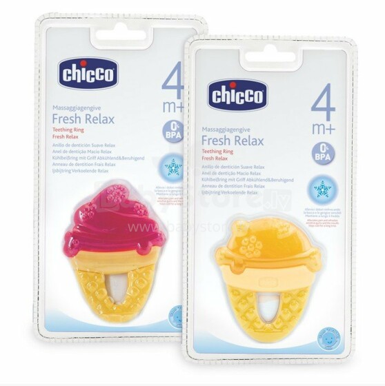 Chicco Art.71520.20 Зубное кольцо охлаждающее с водой Мороженое ,1 шт