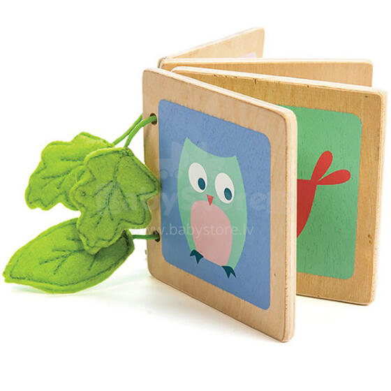 Le Toy Van  Art. PL006  Koka grāmatiņa -Mežs