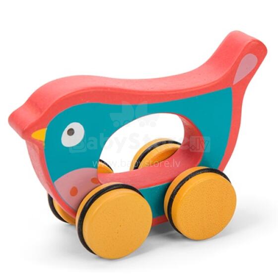 Le Toy Van Billie' Bird on Wheels  Art.PL032 Koka stumjama rotaļlieta