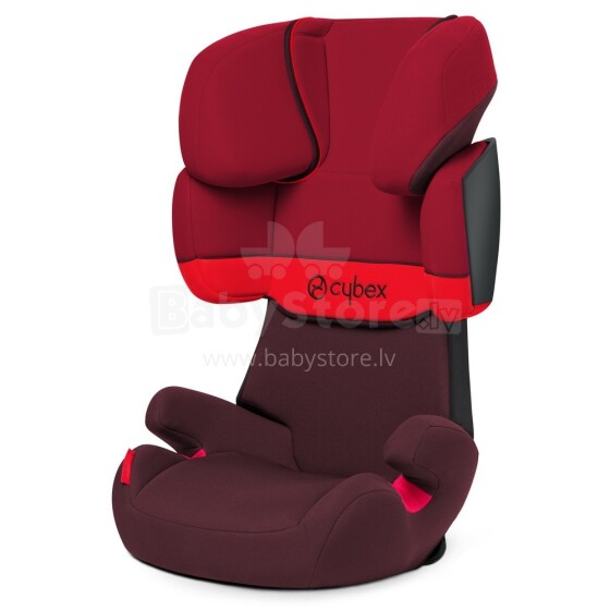 Cybex '18 Solution X Col. Rumba Red Bērnu autokrēsls (15-36 kg)