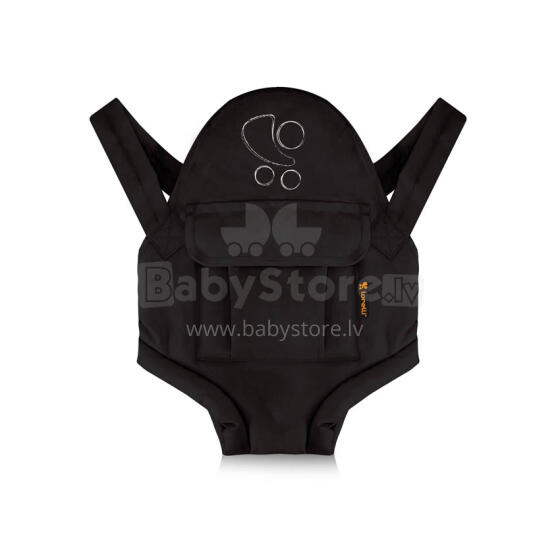Lorelli Kangaroo Black B-Zone 10010011344 - Bērnu ķengursoma 2 vienā ( 3,6 līdz 9,1)