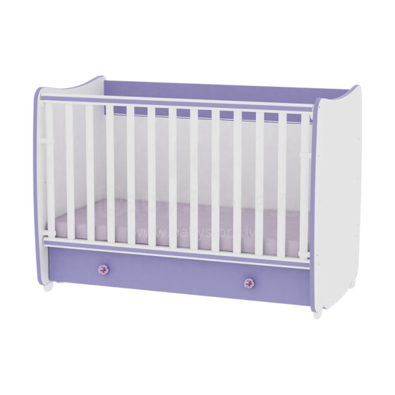 Lorelli&Bertoni Dream White/Violet Art.1015042 Детская кровать-трансформер 120x60см