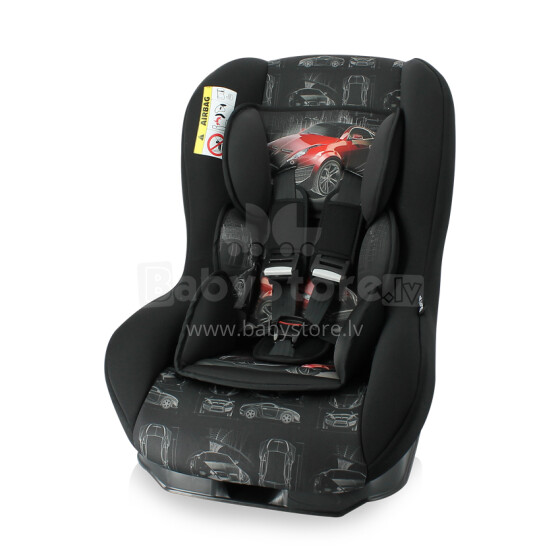 „Lorelli Beta Plus“ juoda ir raudona automobilio vaikiška kėdutė 0-18 kg