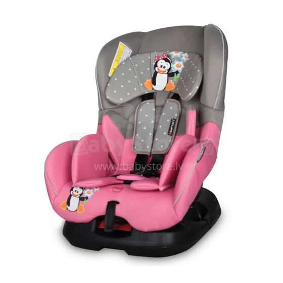 Lorelli Concord Pink Penguin  Art.1007016  Bērnu autosēdeklis 0-18 kg