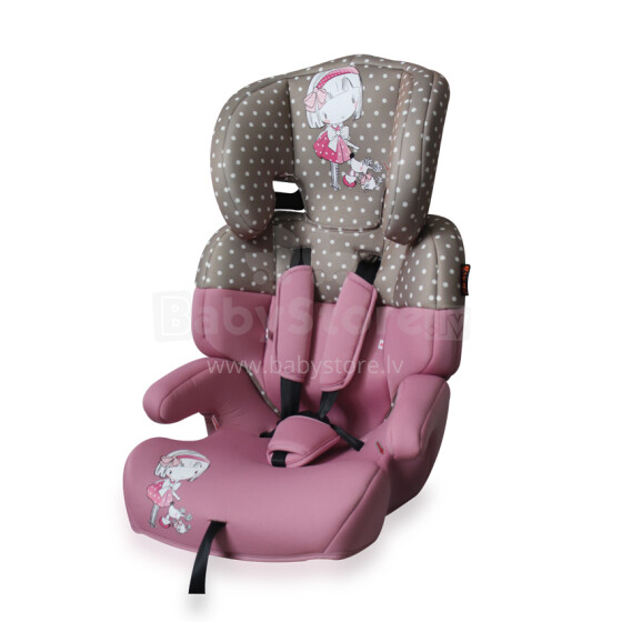 Lorelli  Junior Rose&Beige Girl Art.1007082 Bērnu autokrēsls 9-36 kg