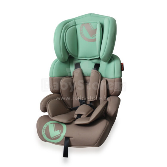 „Lorelli Junior Plus Green & Beige“ prekės ženklo 1007083 automobilinė kėdutė (9-36 kg)