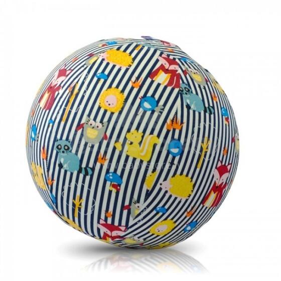 BubaBloon Art.040383 Animal Stripes Blue Lateksa balons ar auduma pārvalku