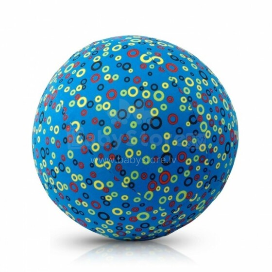 BubaBloon Art.040345 Circles Blue Lateksa balons ar auduma pārvalku